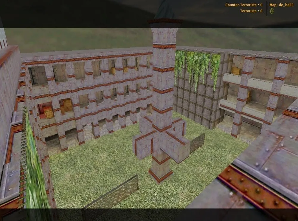 Скриншот Карта «de_hall3» для CS 1.6