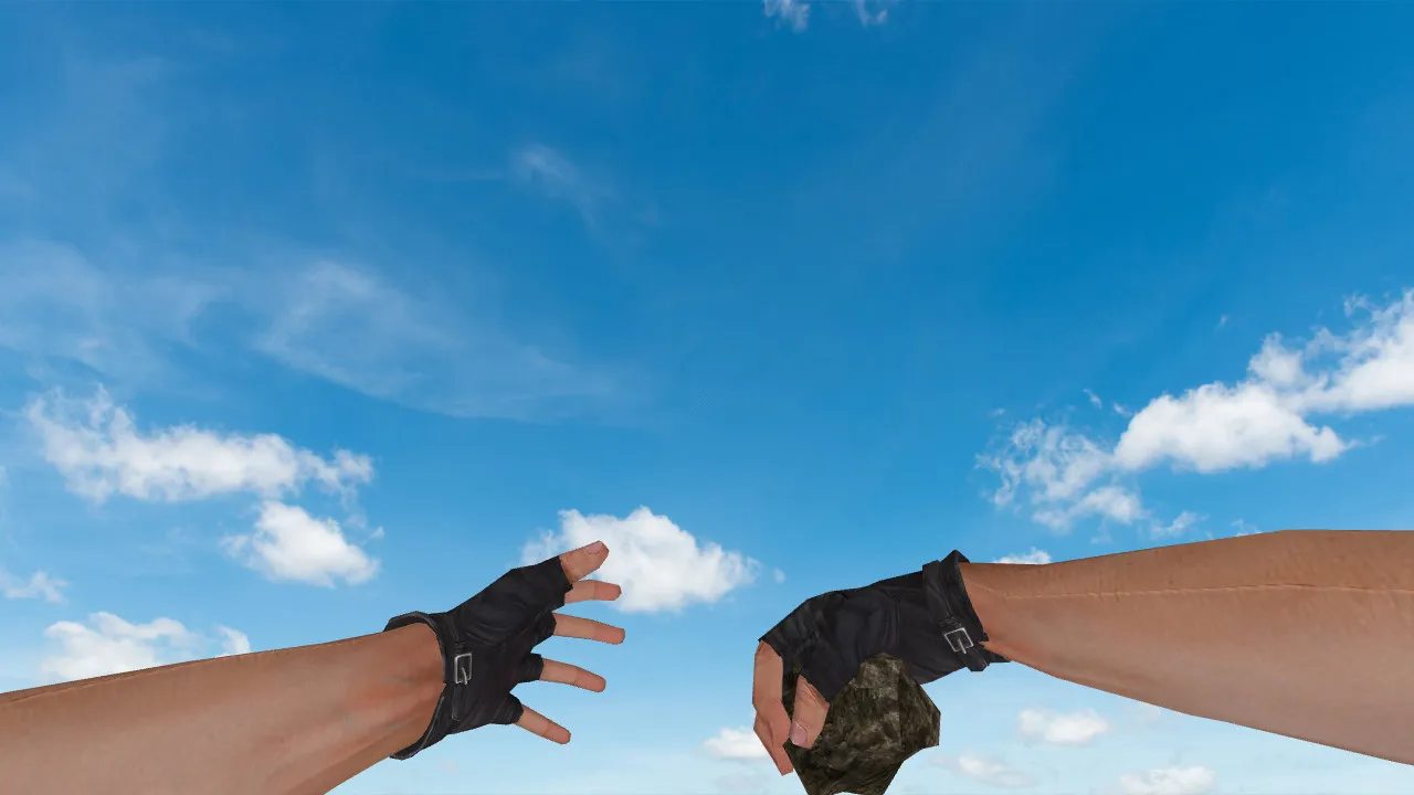 Скриншот Stone Grenade граната модель для CS 1.6: v_, p_, w_ файлы, звуки, анимации осмотра, текстуры и качество