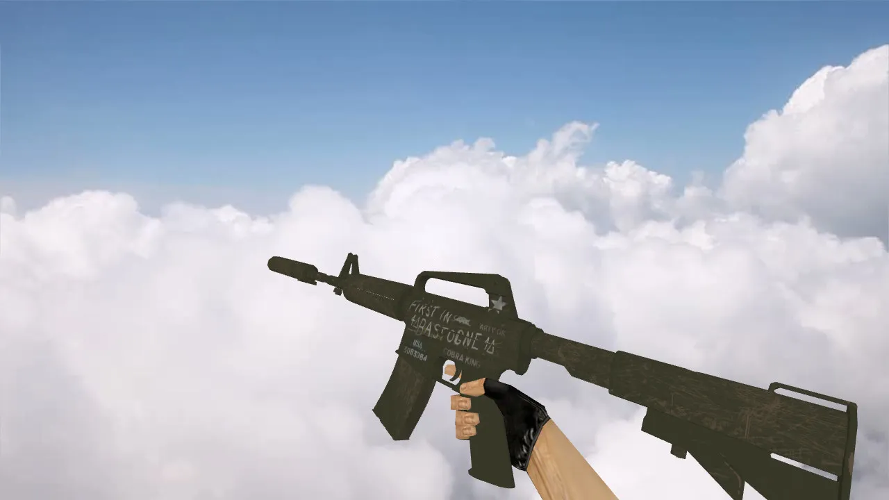 Скриншот Модель M4A1 Cobra King для CS 1.6: v_ p_ w_ модели, звуки, анимация осмотра и качество текстур