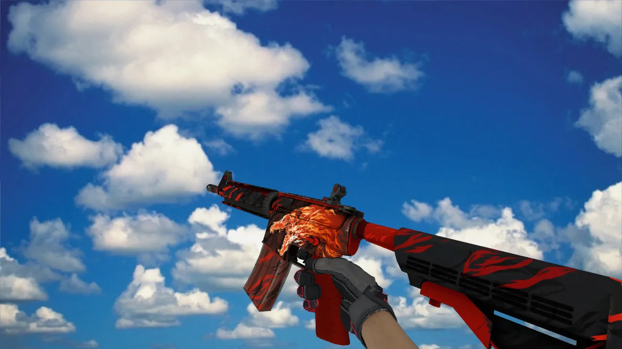 Скриншот Модель M4A1 и «Вой» Specialist Gloves (v_, p_, w_) для CS 1.6: звуки, анимация осмотра, текстуры