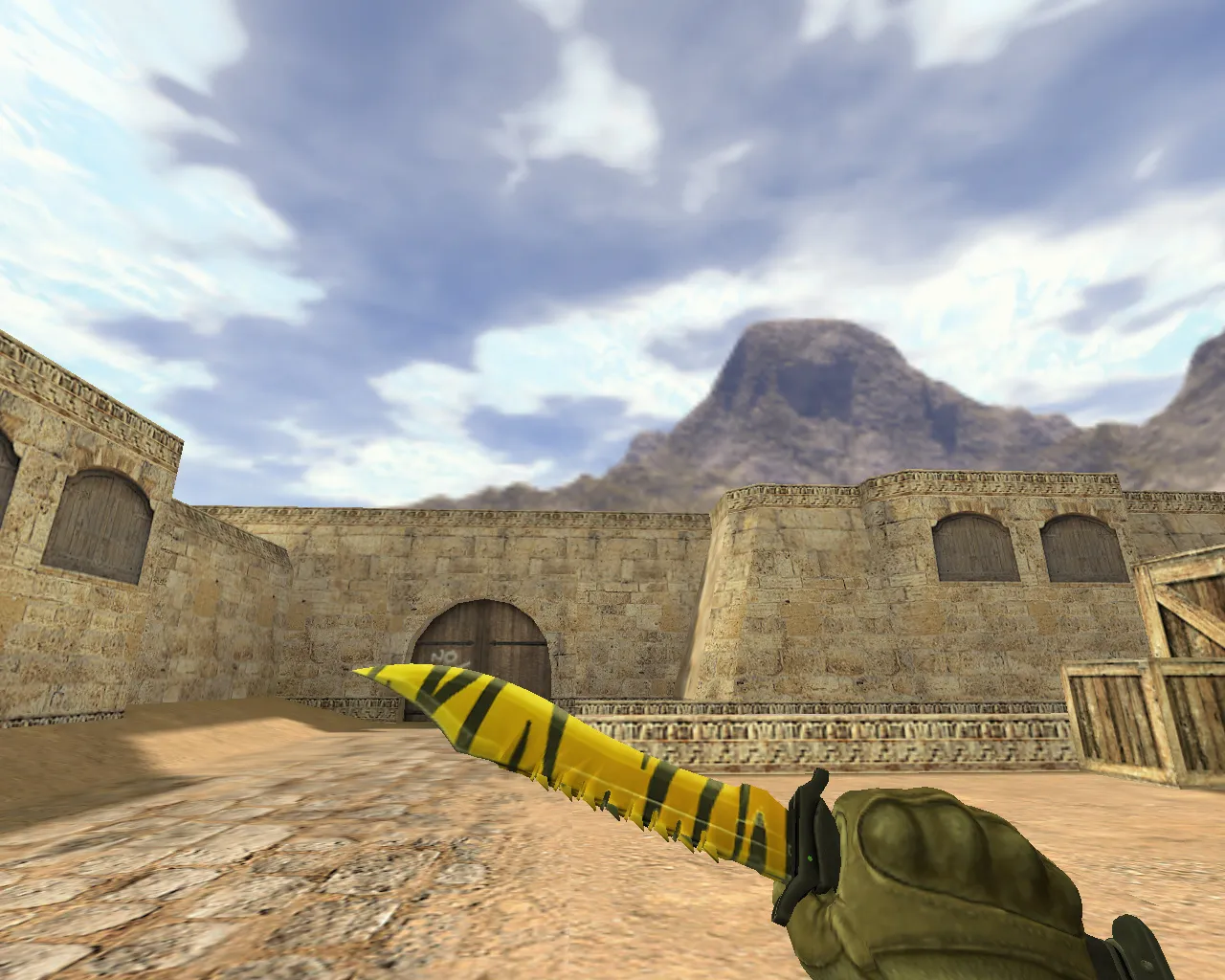 Скриншот Модель «Нож Боуи Зуб тигра» v_mdl для CS 1.6: p_ и w_ модели, звуки, анимация осмотра