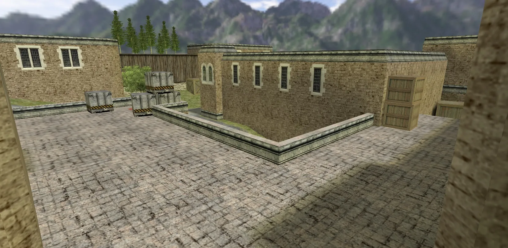 Скриншот  Карта de_castle_lin для CS 1.6: тактика за Т и КТ, точки, навигация ботов и оптимизация