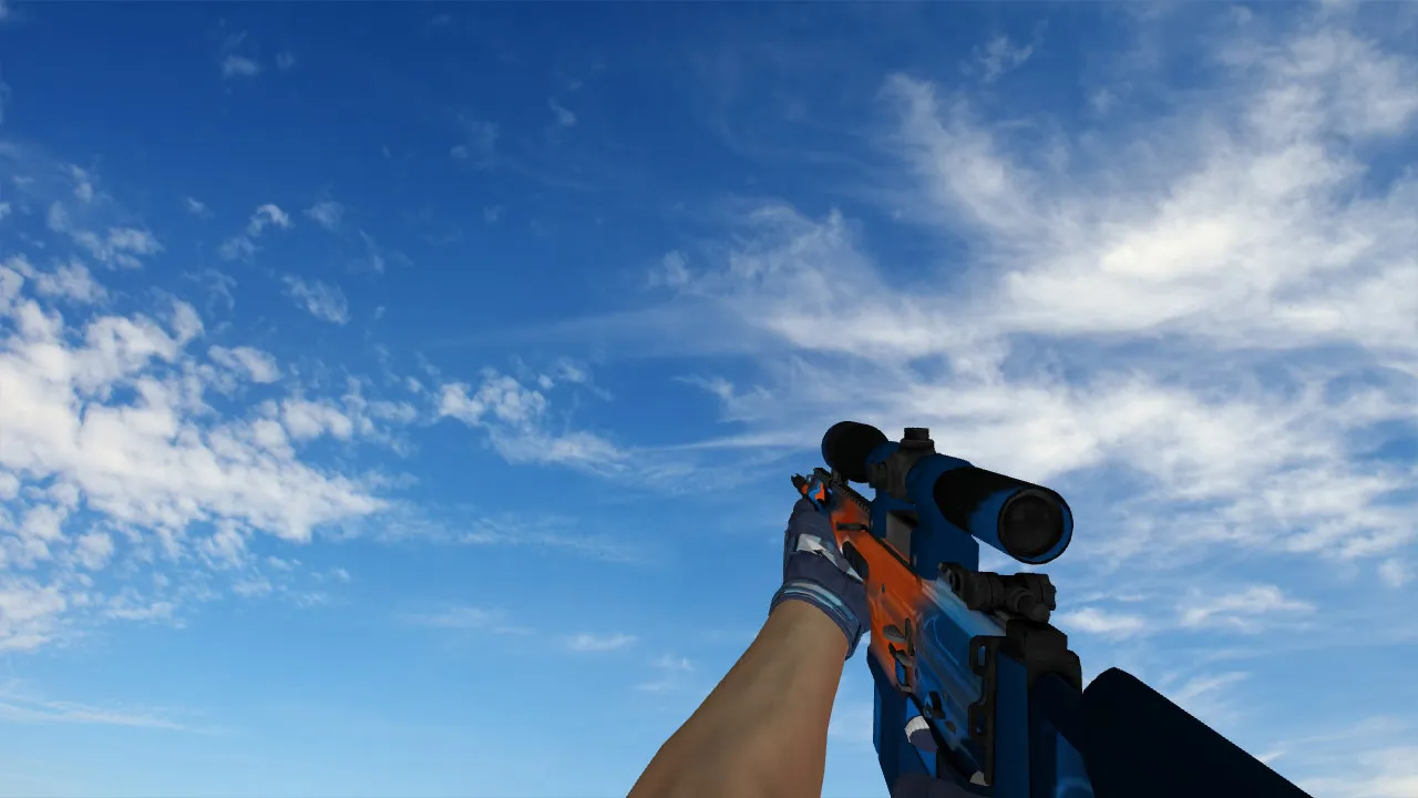 Скриншот  Пак моделей оружия Sport Superconductor Pack для CS 1.6: v_, p_, w_ модели, звуки, анимация осмотра и качество текстур