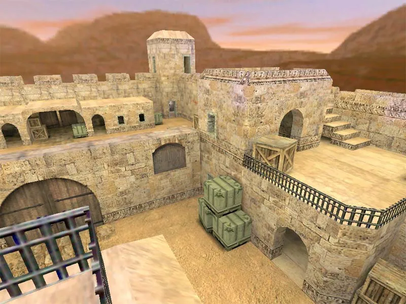 Скриншот Карта de_thefort для CS 1.6 - Обзор и особенности