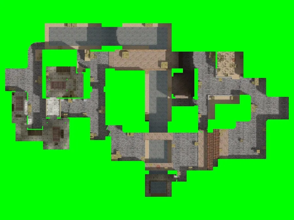 Скриншот  Карта de_spring для CS 1.6 - Тактическое преимущество и баланс