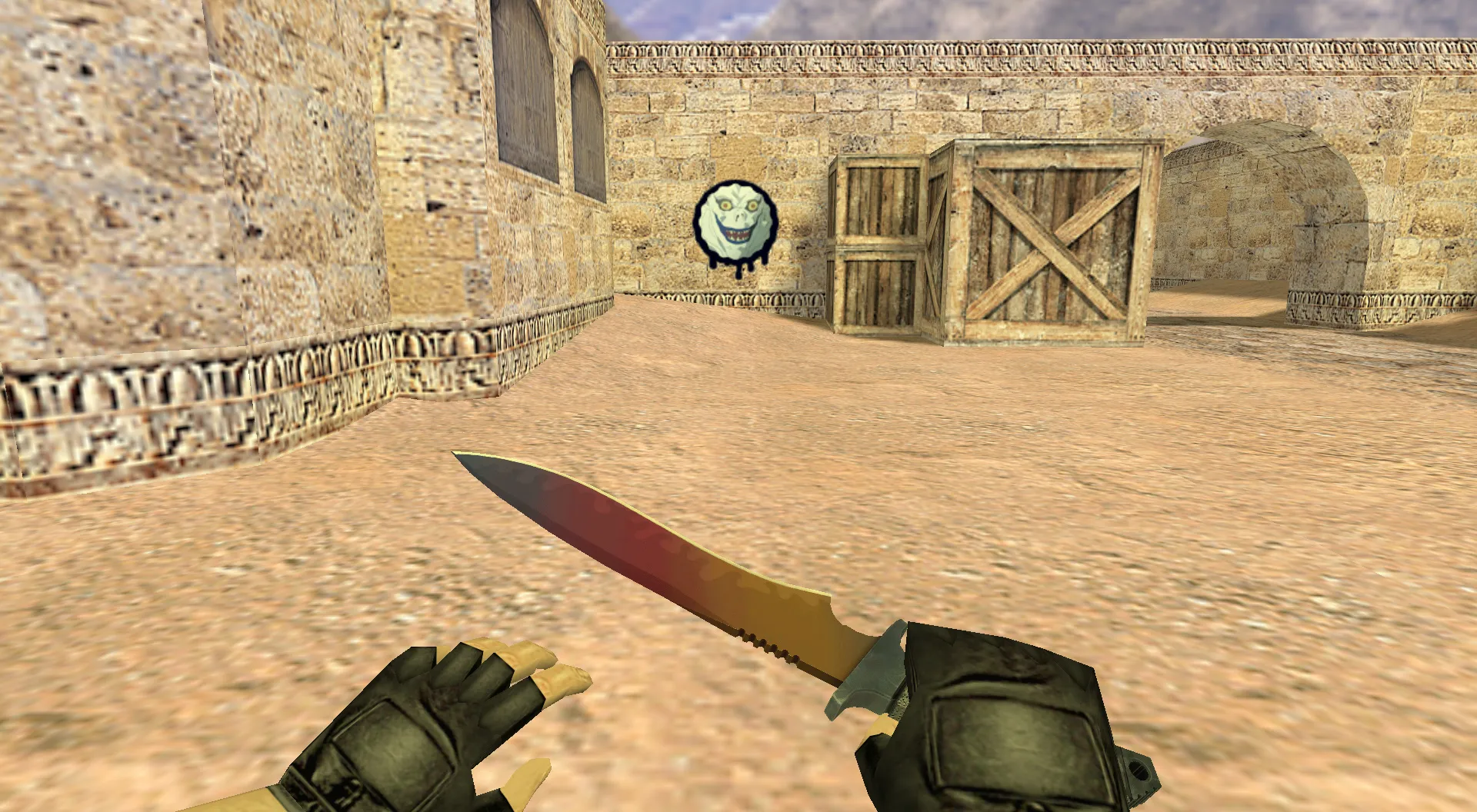 Скриншот  Граффити «Рюк» для CS 1.6 - Создайте уникальный стиль игры