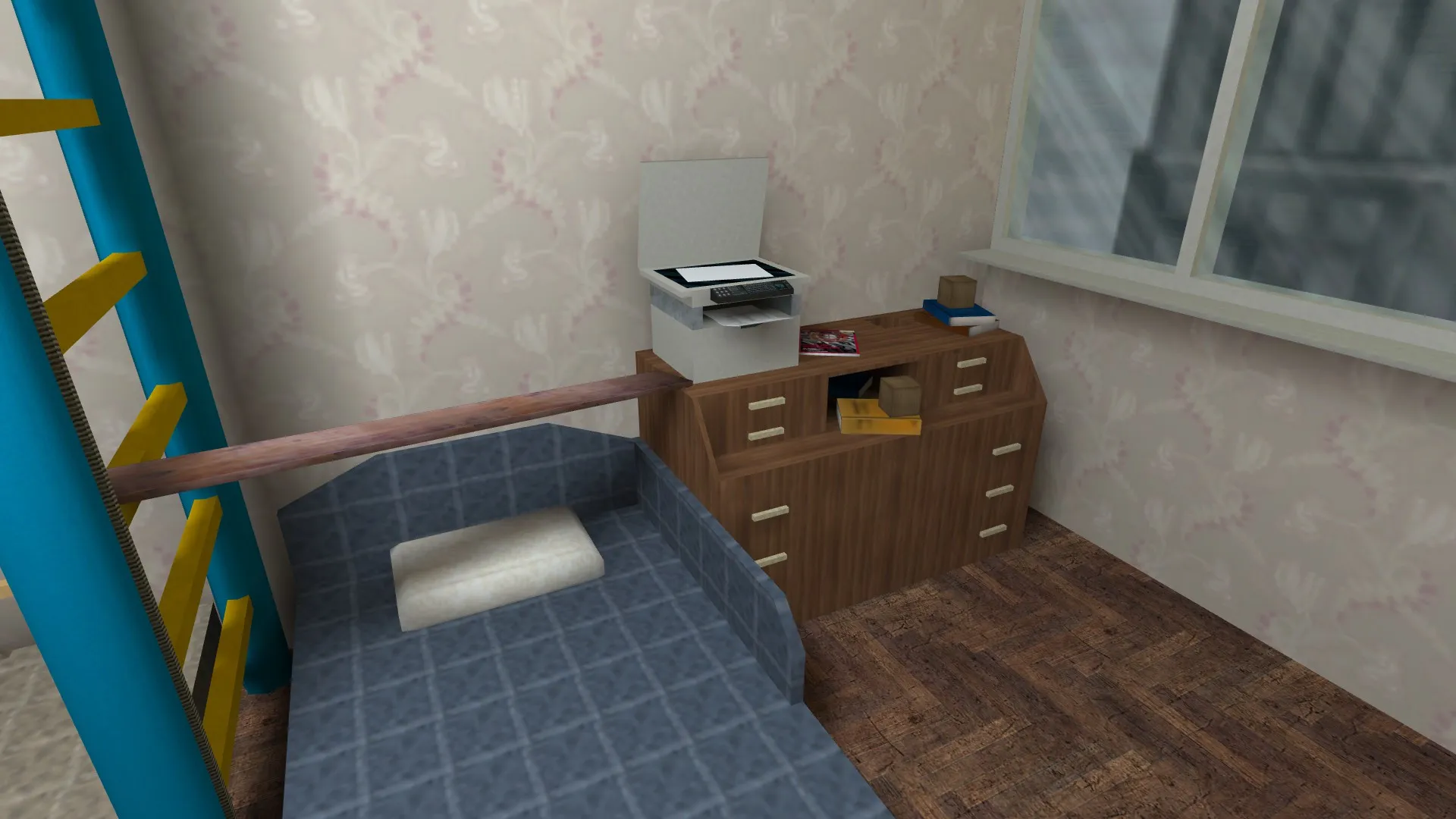 Скриншот  Карта de_rats_room для CS 1.6 - тактические возможности и оптимизация