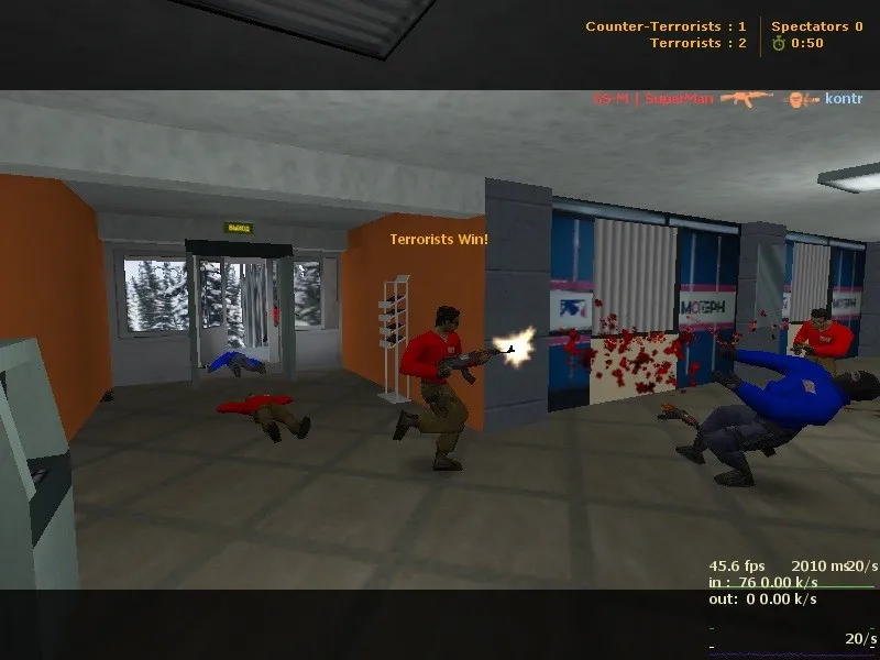 Скриншот Карта «de_modern» для CS 1.6