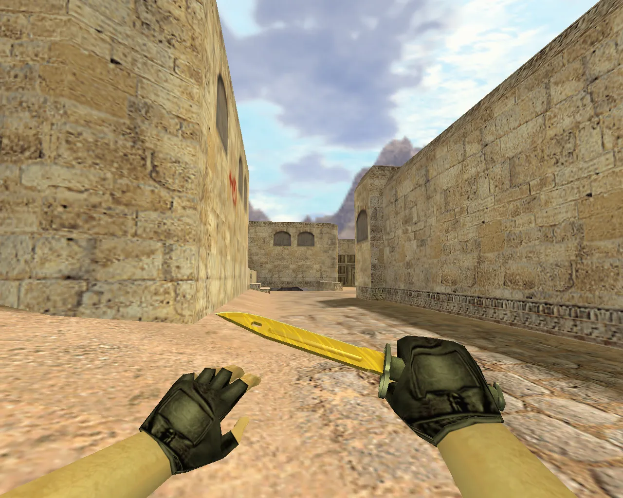 Скриншот Модель v_ «Штык-нож Зуб тигра» для CS 1.6: p_ и w_ файлы, звук, анимация осмотра и текстуры