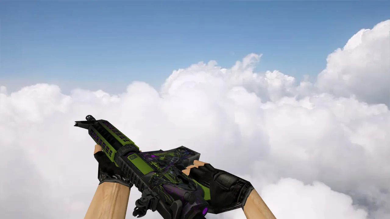 Скриншот Модель M4A4 Reset v_m4a1 p_m4a1 w_m4a1 для CS 1.6: звуки, анимация осмотра, текстуры и настройка