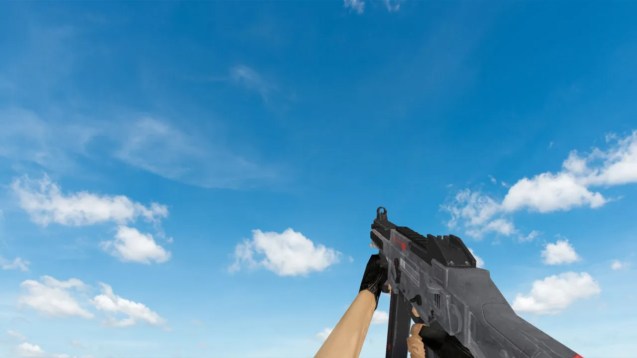 Скриншот Модель UMP-45 Dystopia для CS 1.6 - Качество и точность