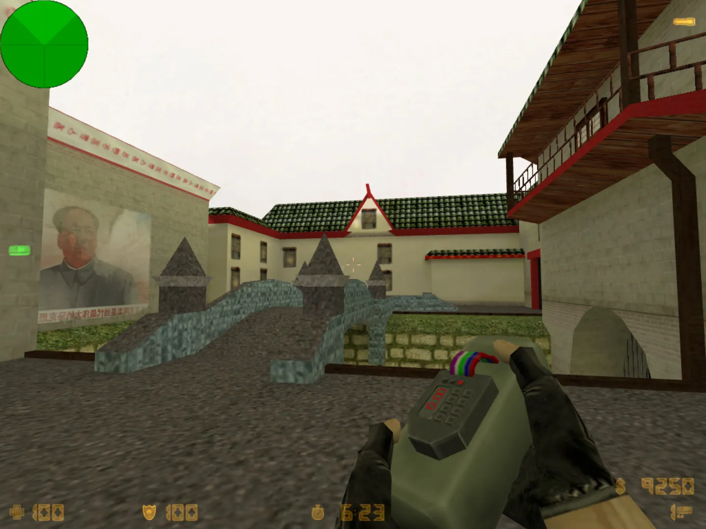 Скриншот  de_china карта для CS 1.6: тактика за CT/T, точки, .nav для ботов, оптимизация wpoly/epoly и советы по установке