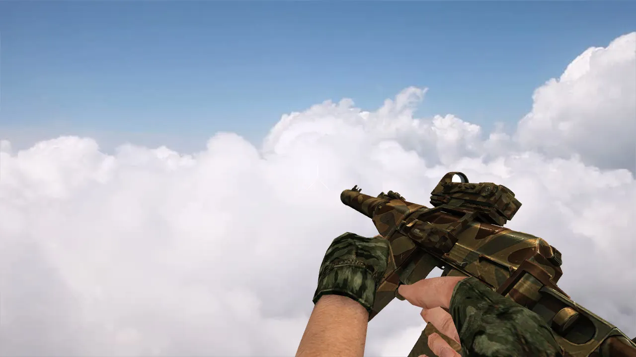 Скриншот Модель АК-47 «АС Вал «Лесной камуфляж»» для CS 1.6: v_/p_/w_ файлы, звук, анимация осмотра