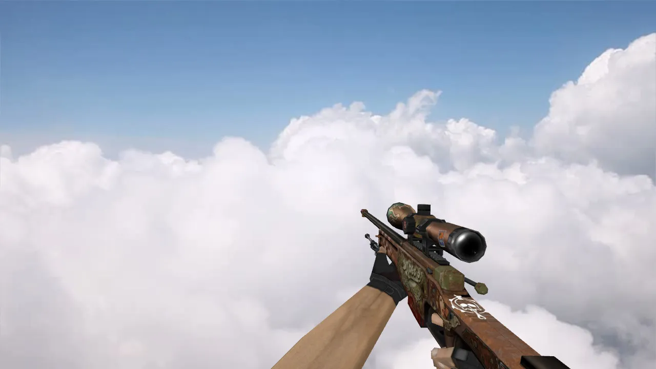 Скриншот Модель «AWP Road Warrior» для CS 1.6 — Оружие с уникальным дизайном