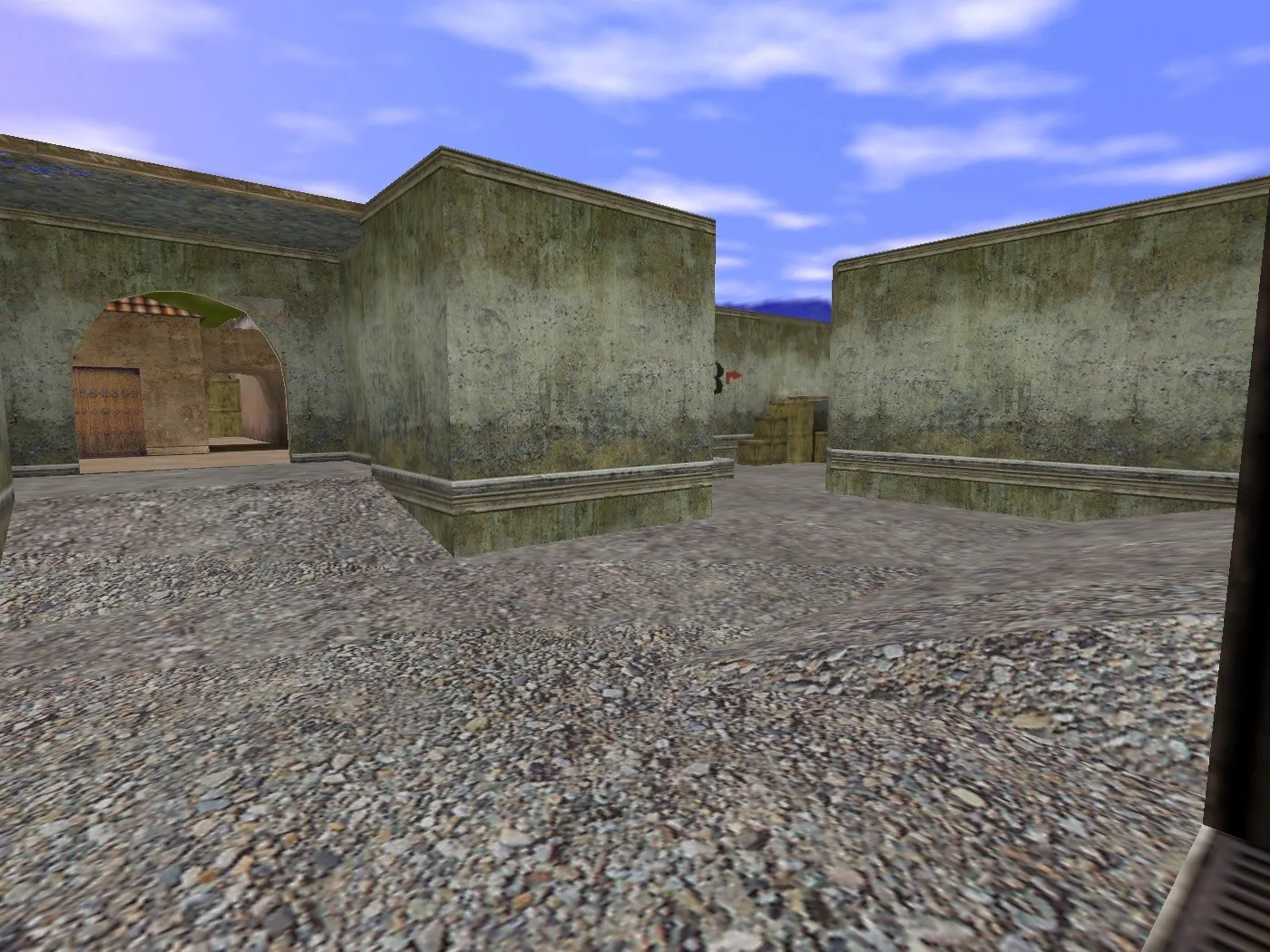 Скриншот  de_gratte карта для CS 1.6: точки, маршруты, оптимизация и .nav для ботов