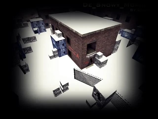 Скриншот  Карта de_snowy_morning для Counter-Strike 1.6 - Полное описание