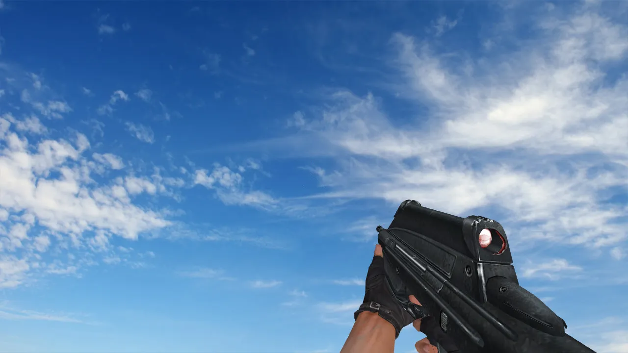 Скриншот Модель FN F2000 для CS 1.6 – Оружие с уникальным стилем