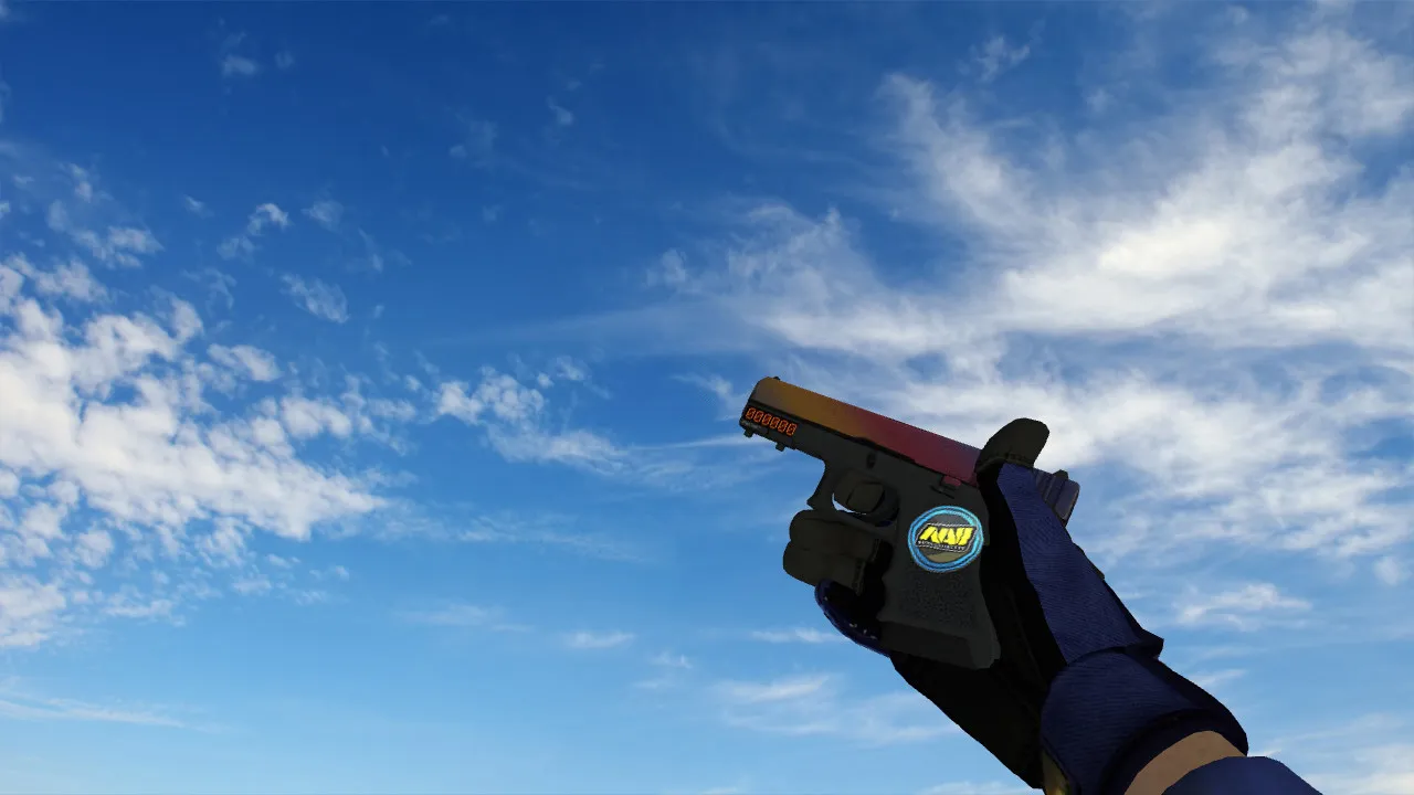 Скриншот  Пак моделей оружия «Specialist Fade Gloves Pack» для CS 1.6: v_, p_, w_ модели, звуки, анимация осмотра