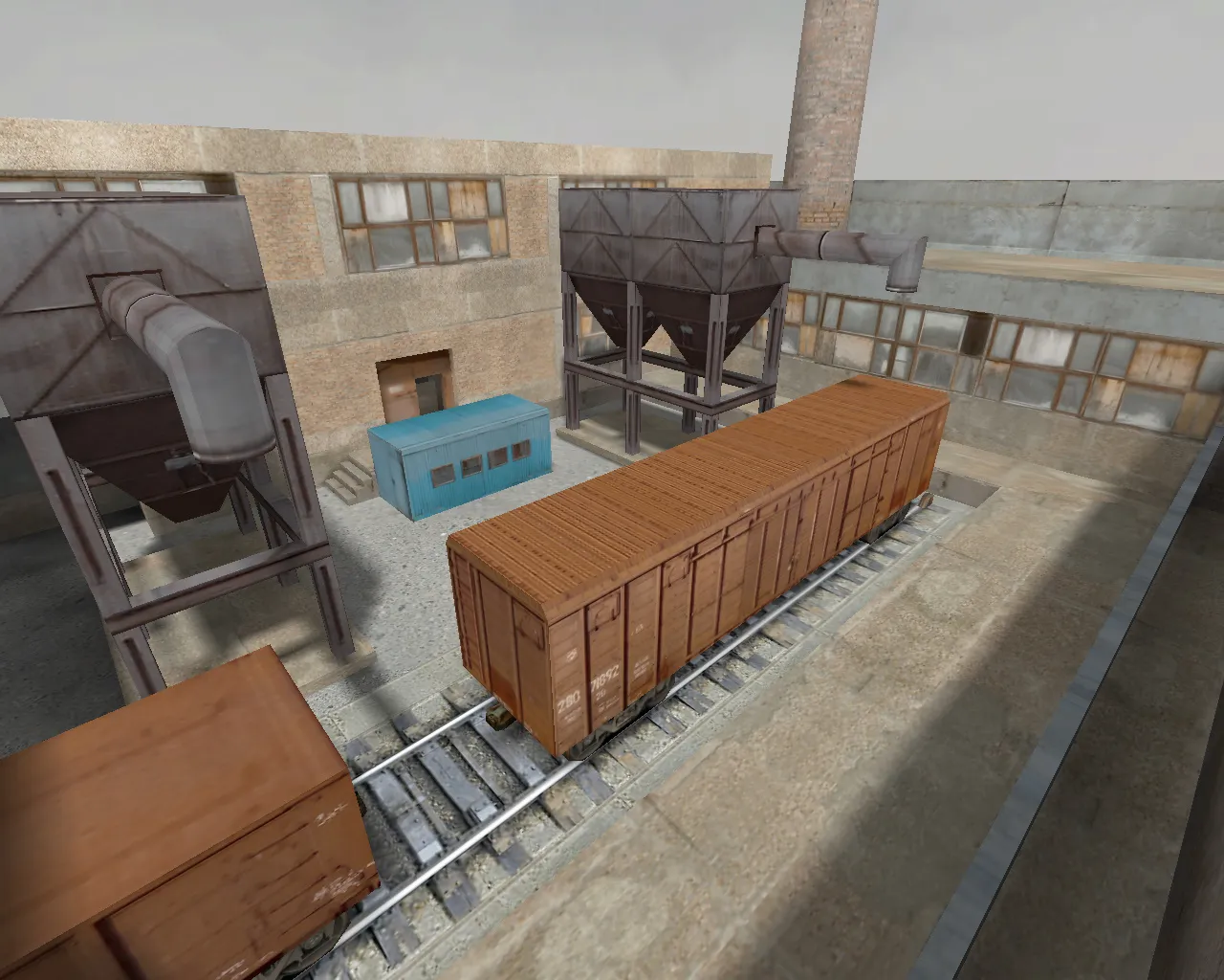 Скриншот  Карта de_indust для CS 1.6: Обзор и тактика