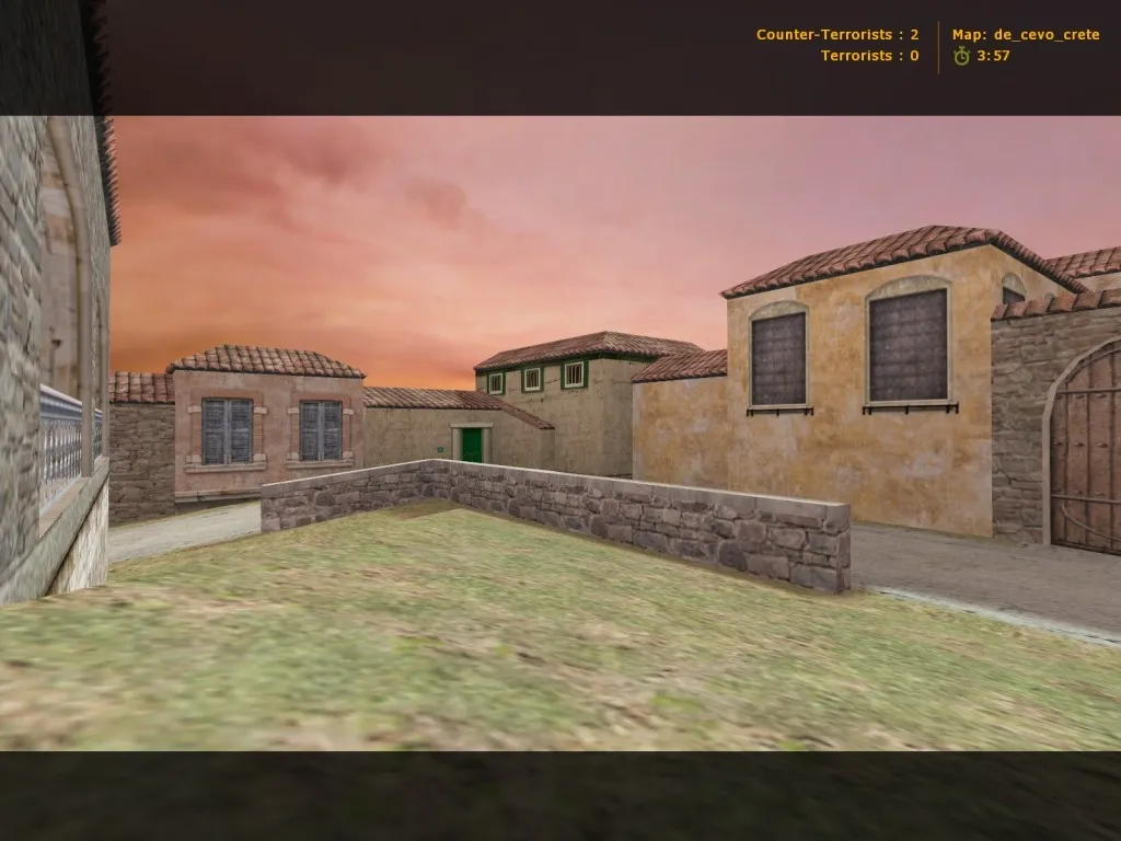 Скриншот  de_cevo_crete — DE карта для CS 1.6: точки, спавны, .nav, оптимизация wpoly/epoly