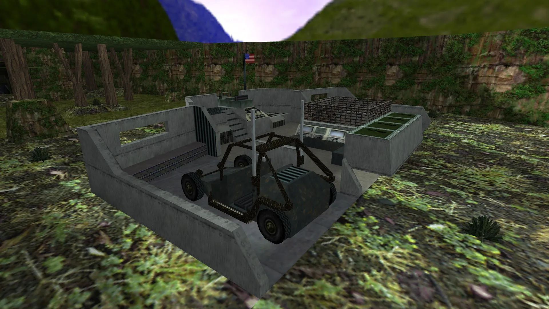 Скриншот  Карта gijoehq_de для CS 1.6: Тактический обзор и особенности