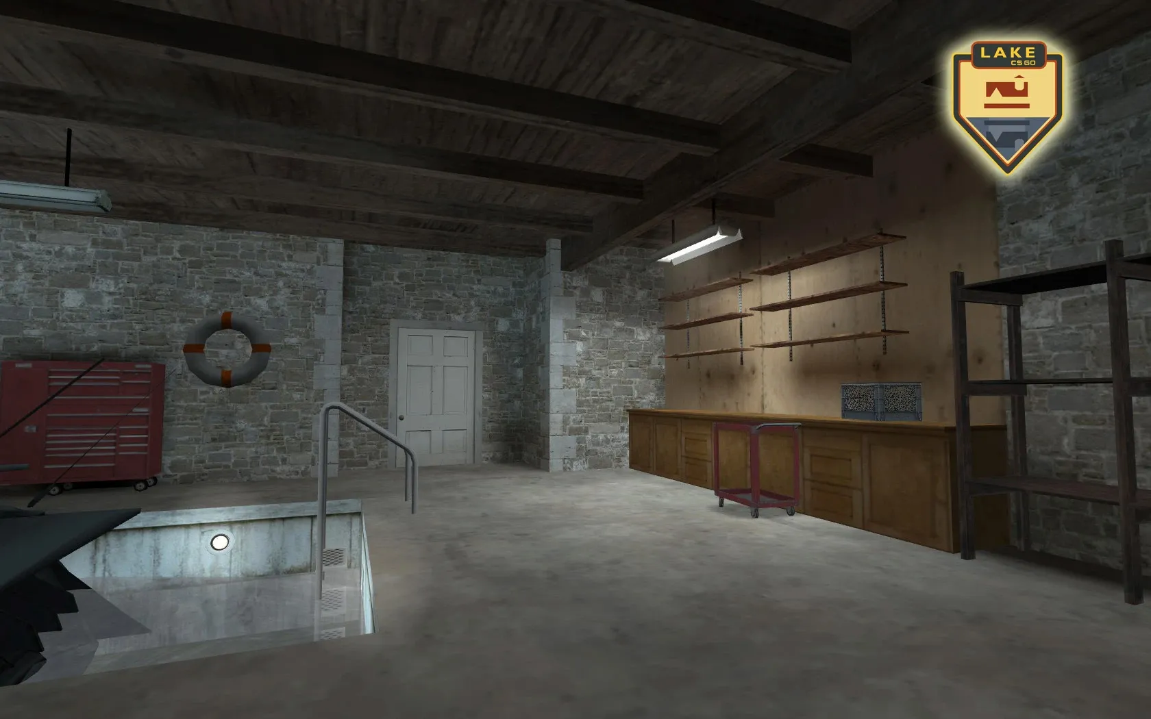 Скриншот  Карта de_lake_csgo для CS 1.6 - детальное описание и особенности