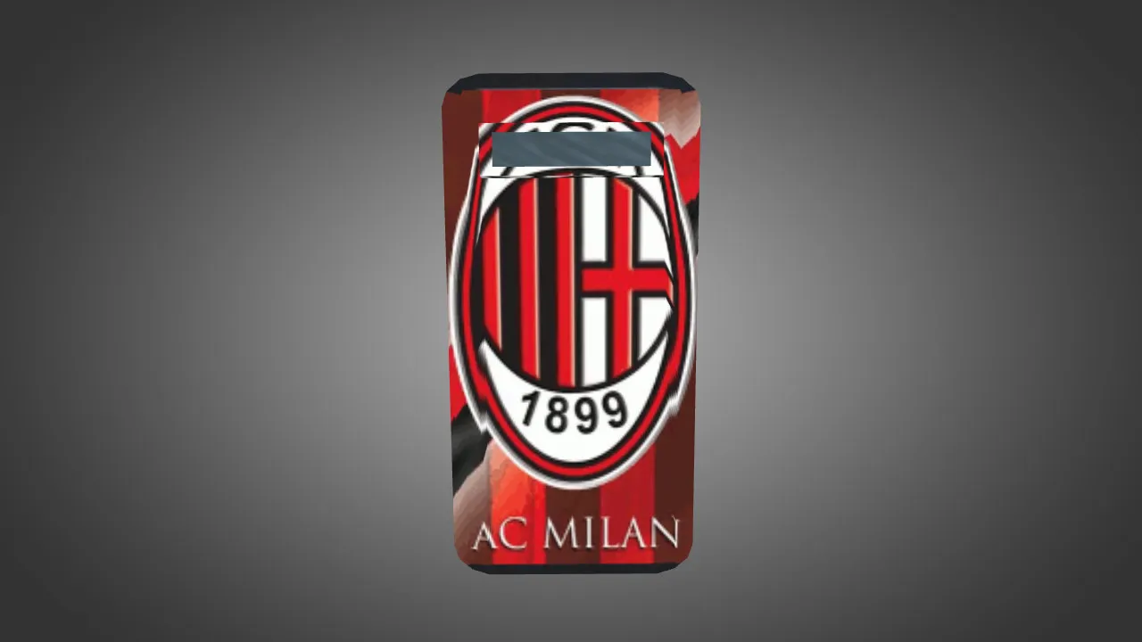 Скриншот Модель «AC Milan Shield» для CS 1.6: v_ и p_ w_ щита, звуки, анимация осмотра, текстуры 1024x1024
