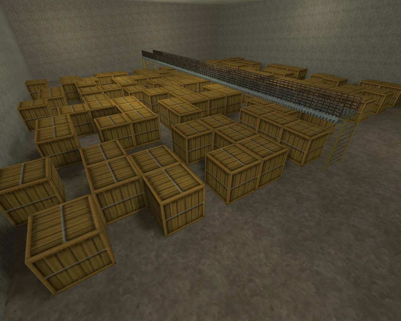 Скриншот  aim_glock для CS 1.6: карта для тренировки прицела, позиции, раунды и бот-нав