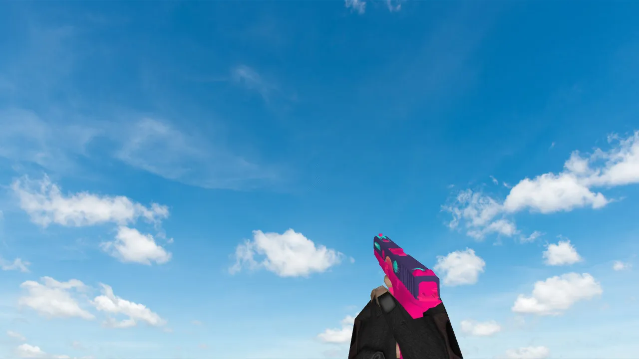 Скриншот Модель Glock Space Storm для CS 1.6 – Погрузитесь в космическую атмосферу