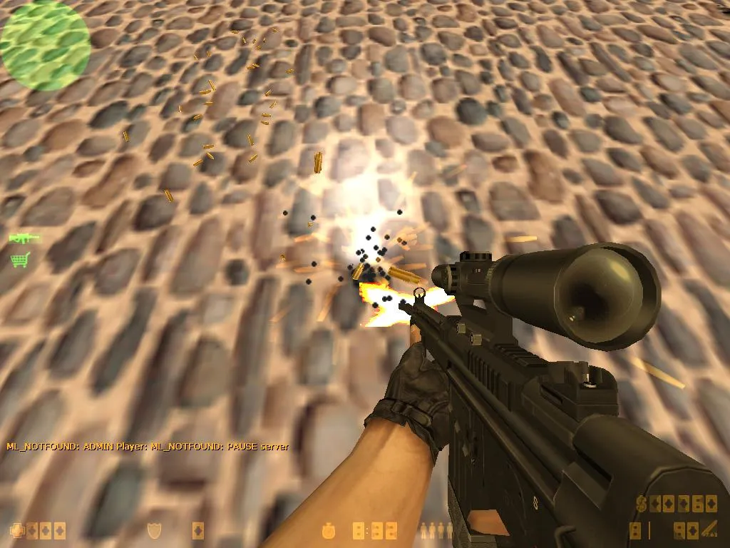 Скриншот  Retexture Shells — модель гильз для CS 1.6: v_ p_ w_ модели, звуки, анимация осмотра и текстуры