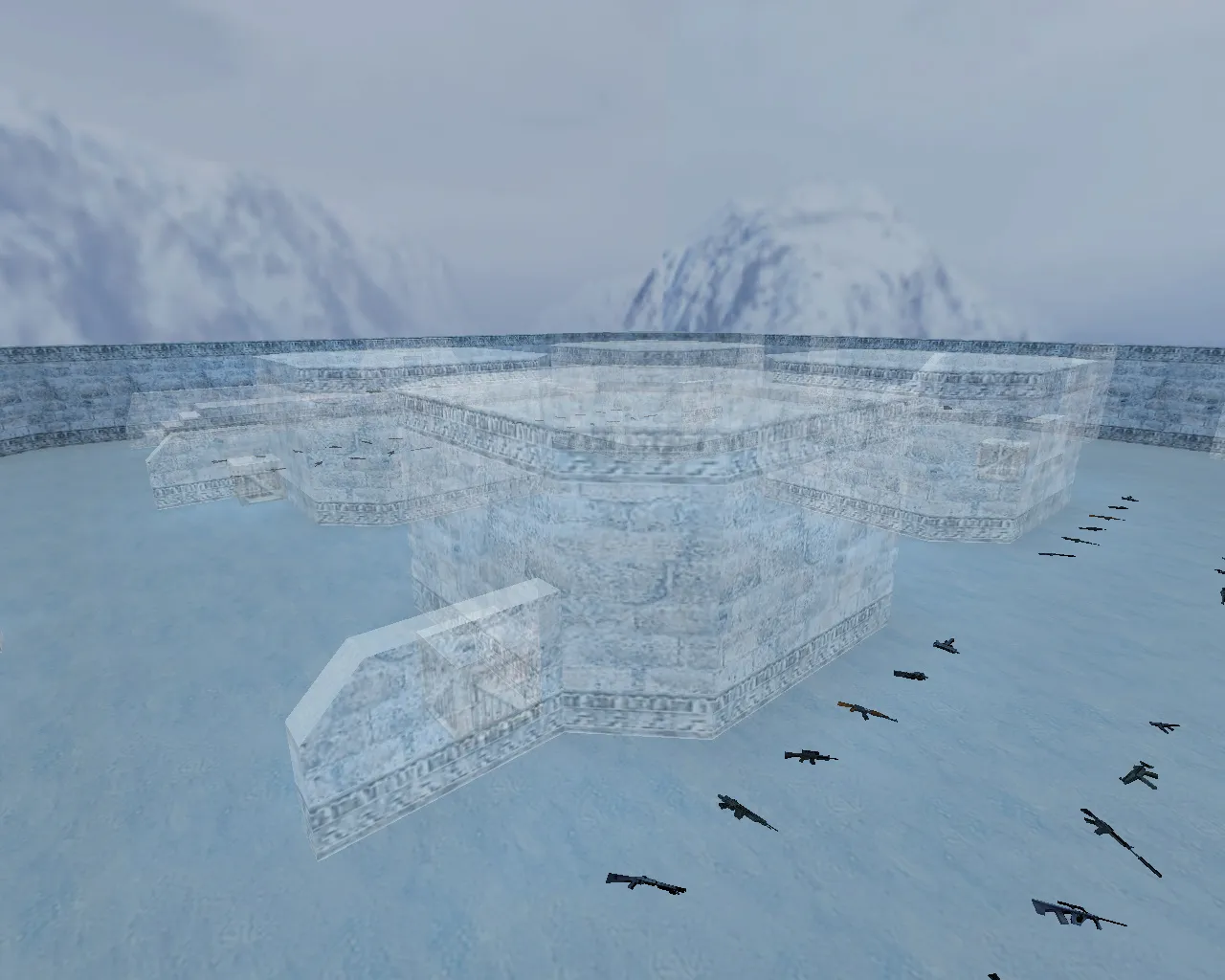 Скриншот  fy_snow_wh — карта FY для CS 1.6: баланс сторон, тактика раундов и настройки сервера