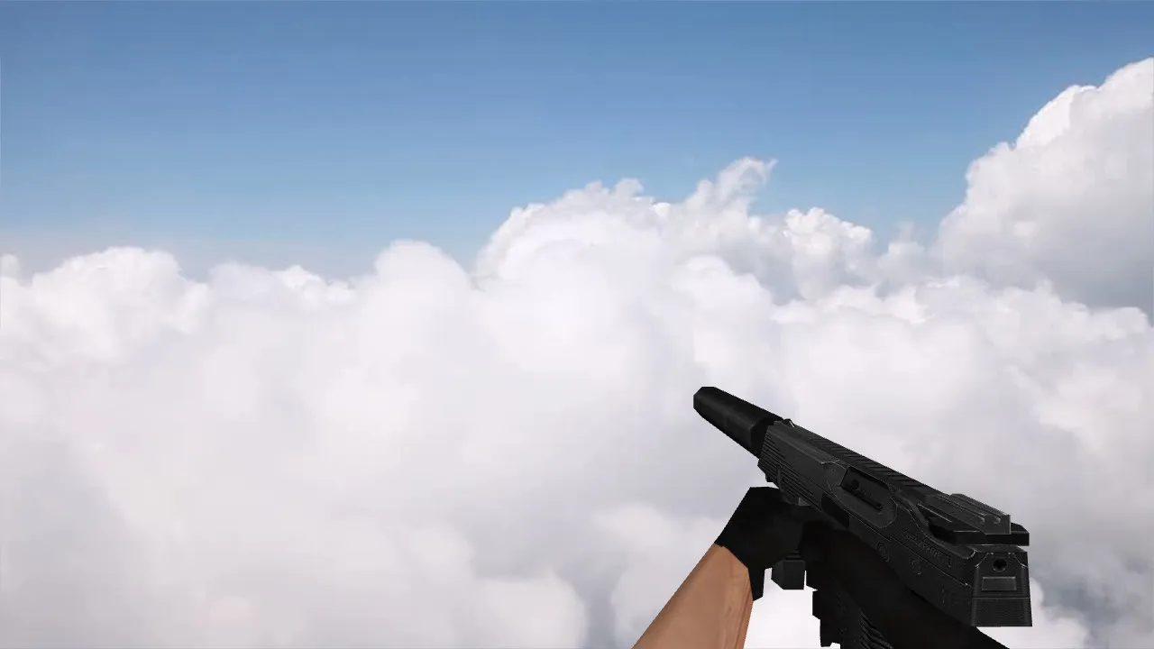 Скриншот  HD пак моделей оружия для CS 1.6: v_ п_, w_ модели, звуки, анимация осмотра и качество текстур