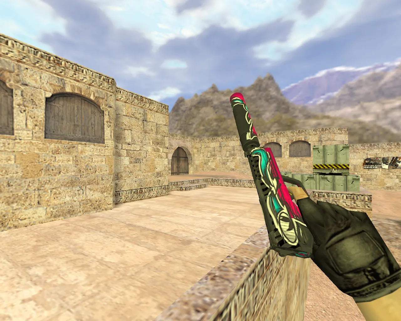 Скриншот Модель «USP Монстра» для CS 1.6 – Уникальная текстура и анимация