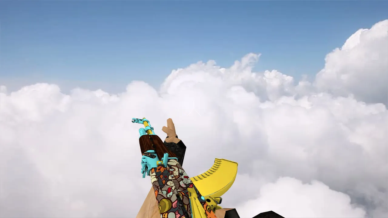 Скриншот Модель «AK-47 PawPaw» для CS 1.6: v_ p_ w_ модели, звуки, анимация осмотра и текстуры