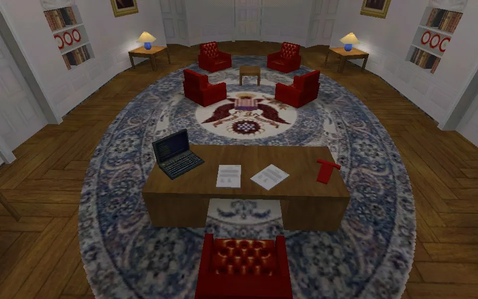 Скриншот Карта de_whitehouse для CS 1.6 - Тактики и особенности