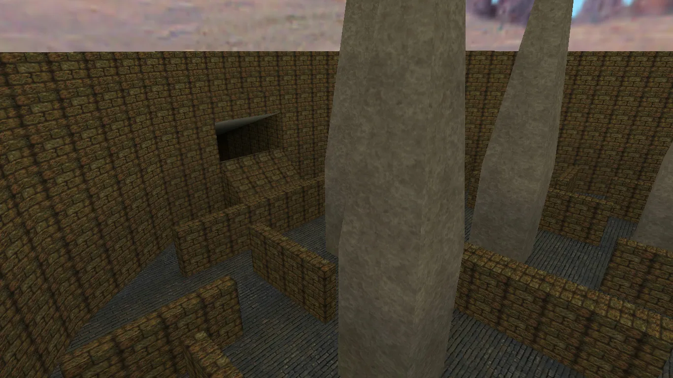 Скриншот  de_arena для CS 1.6: карта, точки, .nav для ботов, оптимизация wpoly/epoly и баланс сторон