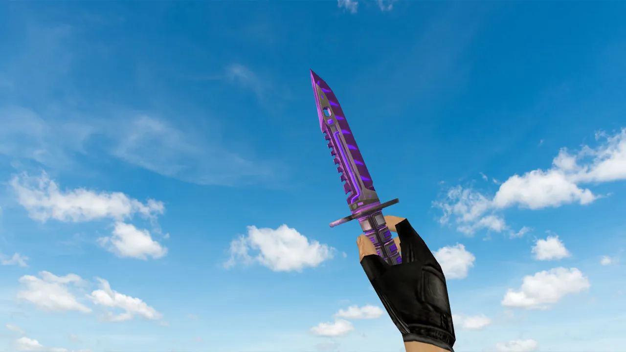 Скриншот Модель ножа «M9 Bayonet Laser Cutter» для CS 1.6: v_/p_/w_ файлы, звук, анимация осмотра