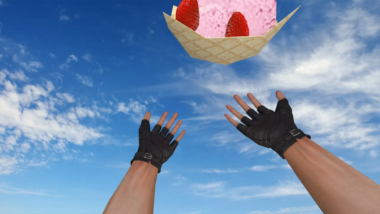 Скриншот Модель «Ice Cream Grenade» v_ для CS 1.6: звуки, анимация осмотра, качество текстур и точная подача гранаты