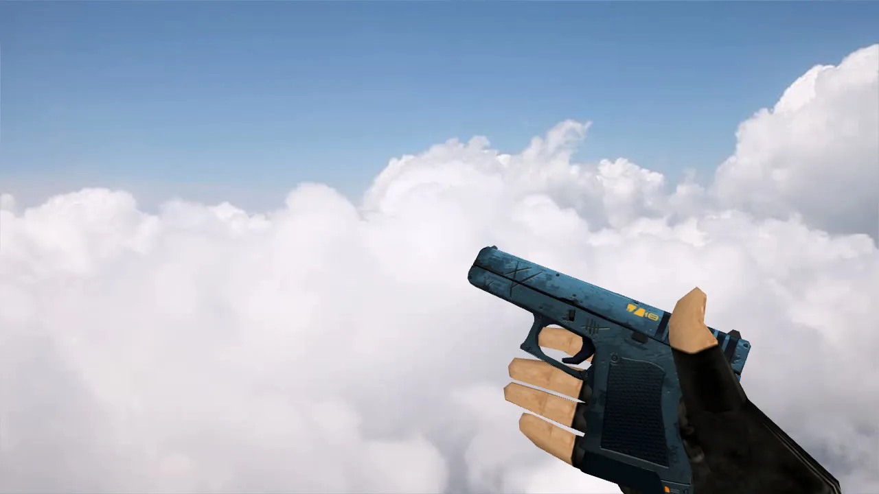 Скриншот Модель Glock «Пришелец» для CS 1.6: уникальный стиль и качество