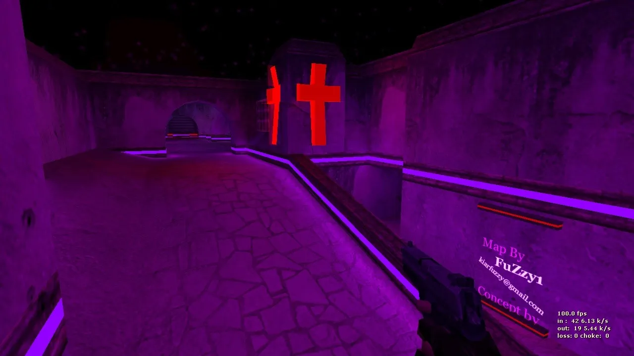 Скриншот  de_dust2_x для CS 1.6 — карта на мид и лонг, точки под CT/T, .nav и оптимизация