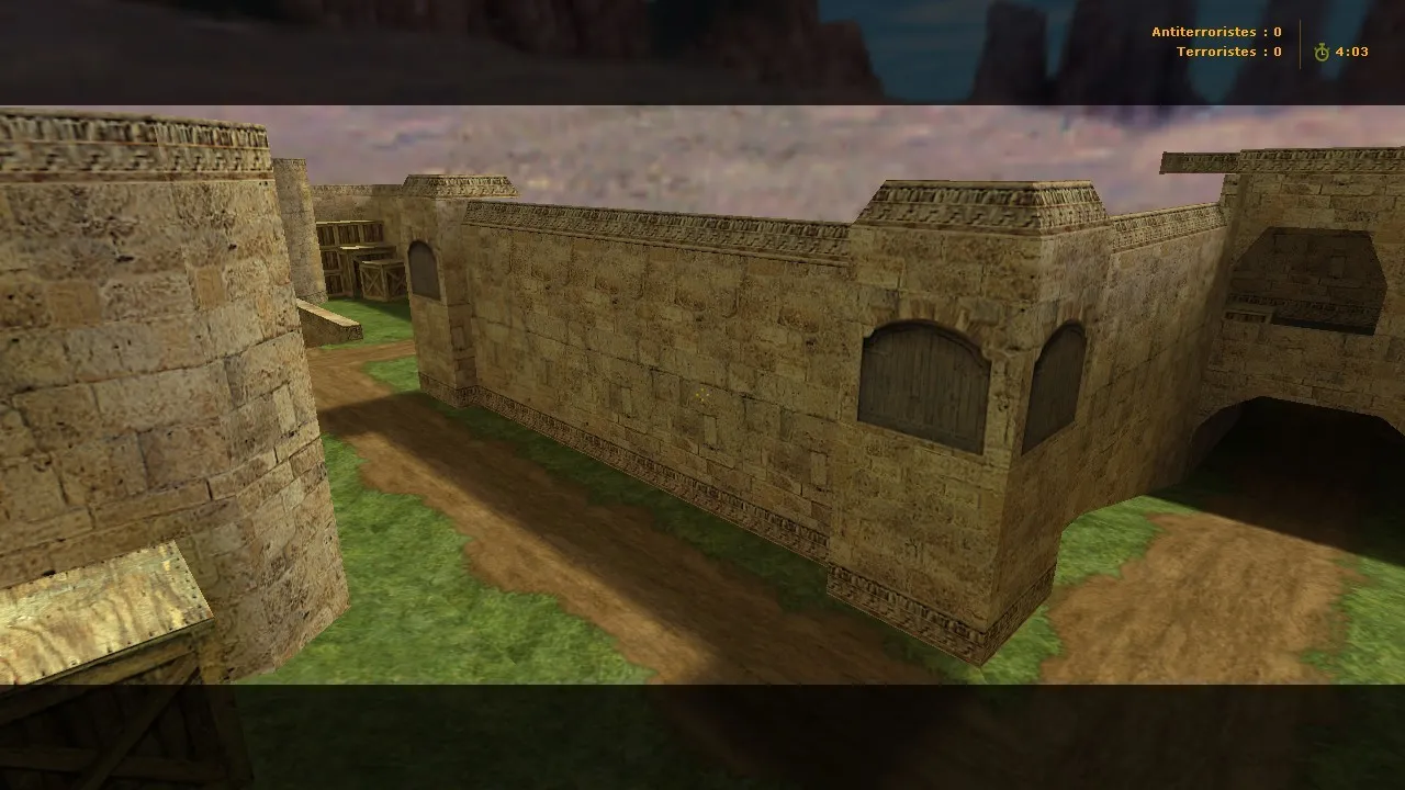 Скриншот  de_dust2x карта для CS 1.6: баланс сторон, тактика точек, оптимизация и .nav для ботов