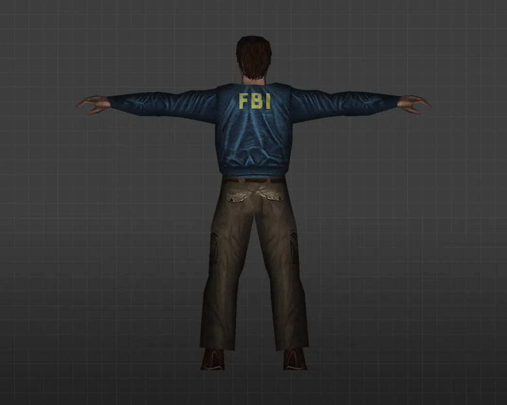 Скриншот Модель «Агент ФБР» для CS 1.6 – Уникальные скины и качественная графика