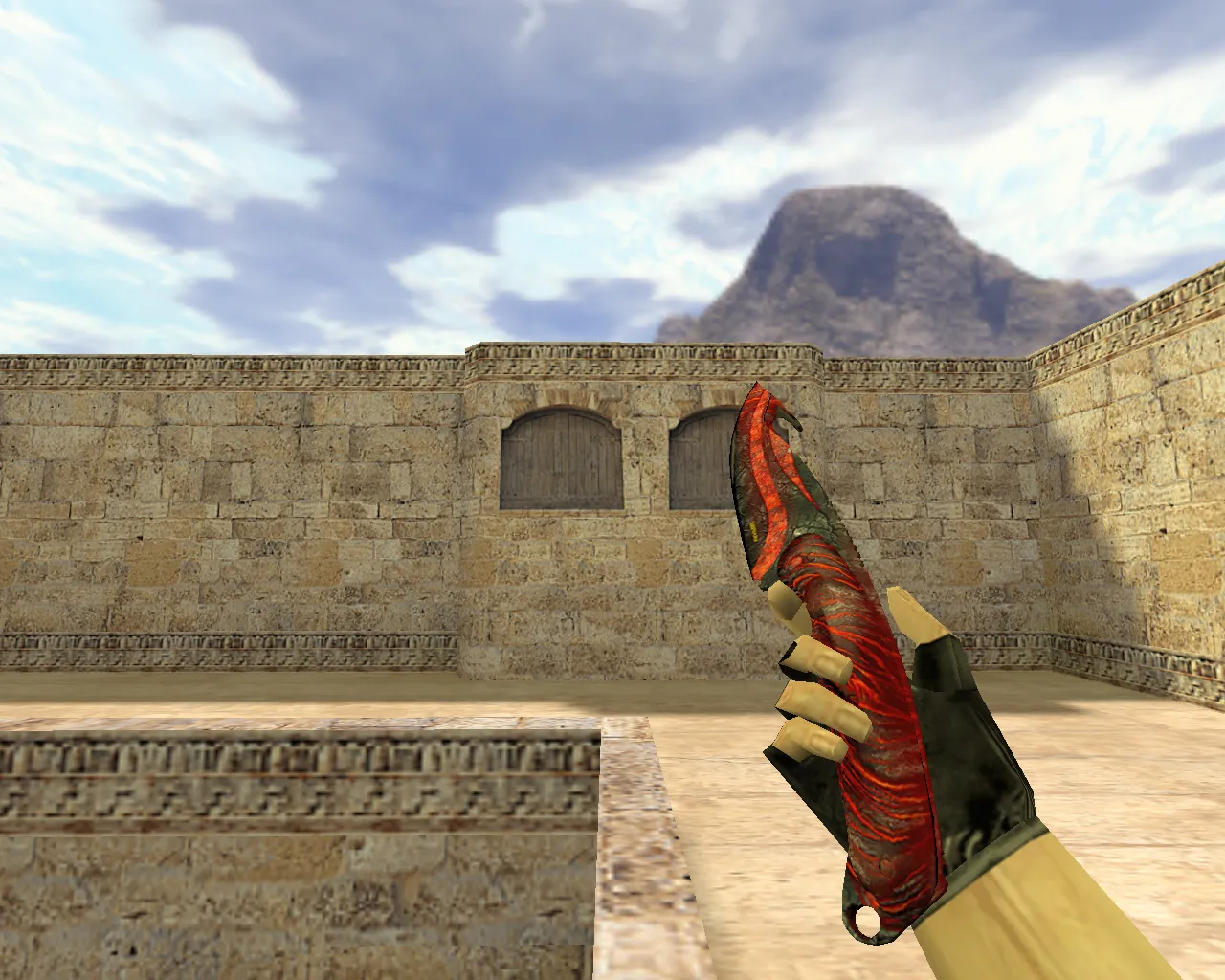 Скриншот Модель «Нож с лезвием-крюком Вампир» v_ p_ w_ для CS 1.6: анимация осмотра, звуки и качество текстур