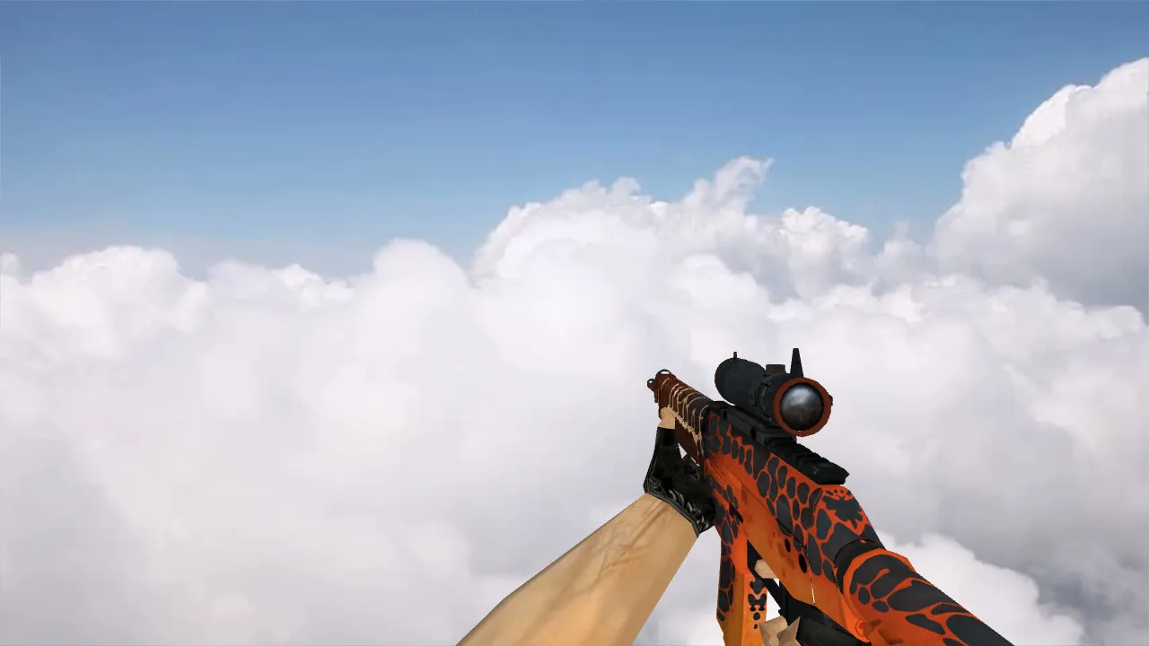 Скриншот Модель SG-553 «Дикая моль» для CS 1.6 - Оружие с уникальным стилем