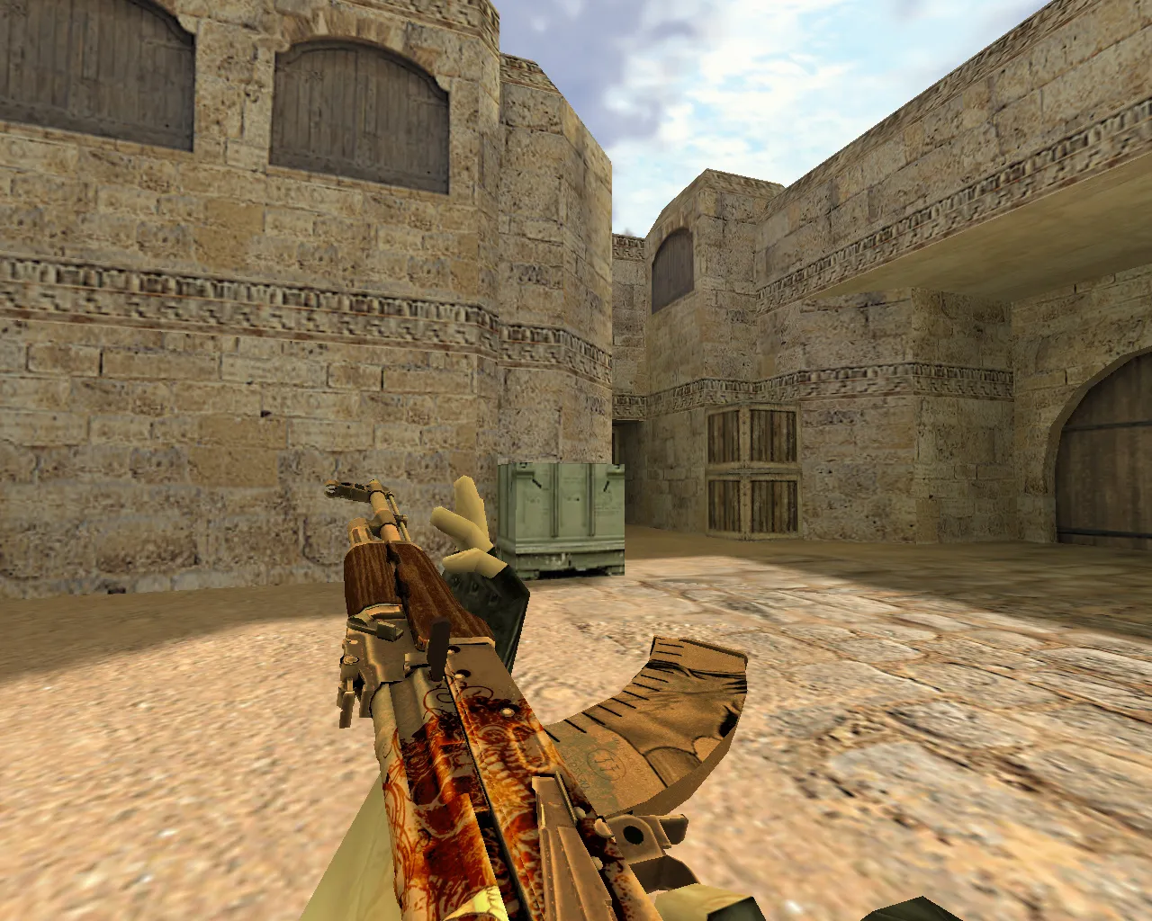 Скриншот Модель «АК-47 Разбойник» для CS 1.6 - Качественные текстуры и анимации