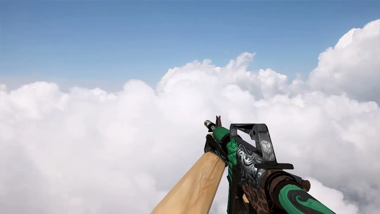 Скриншот Модель M4A1 Kamaitachi v_ для CS 1.6: p_ и w_ модели, звуки, анимация осмотра, качество текстур