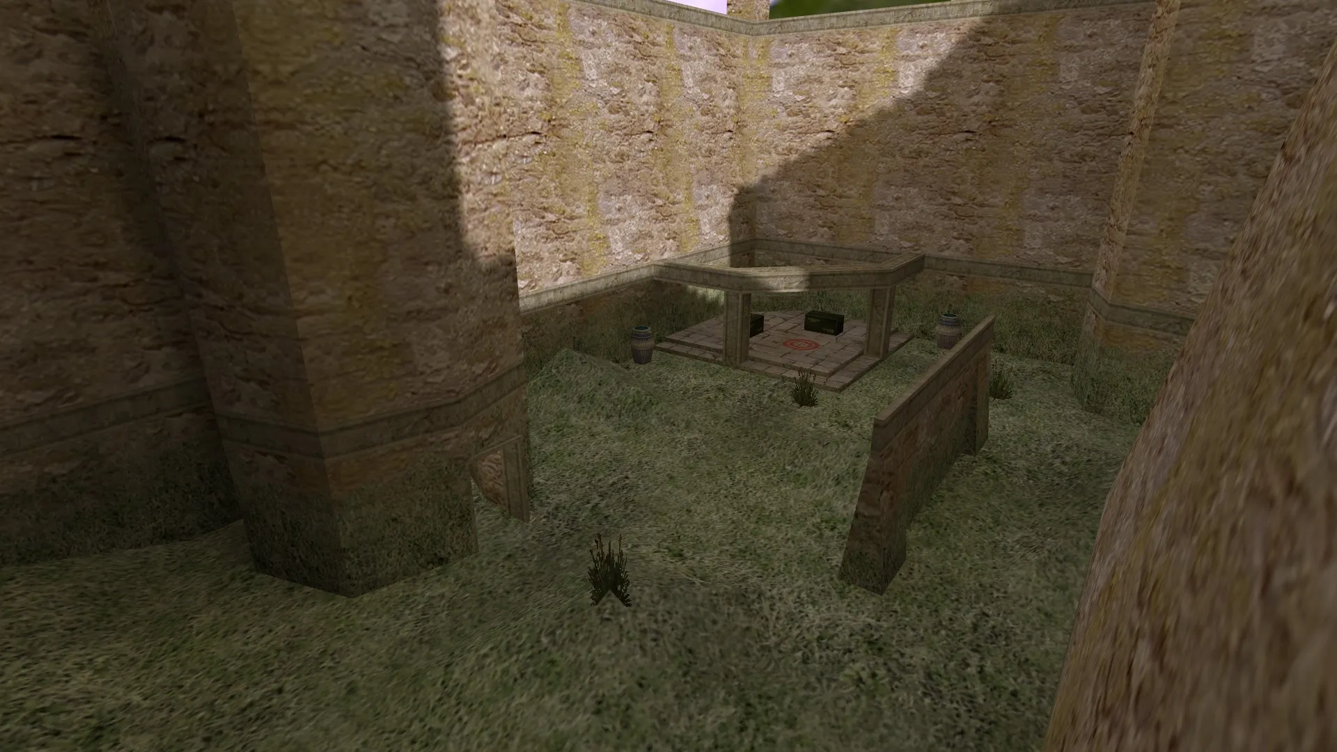 Скриншот  Карта de_nmcastle для CS 1.6: Тактические возможности и особенности