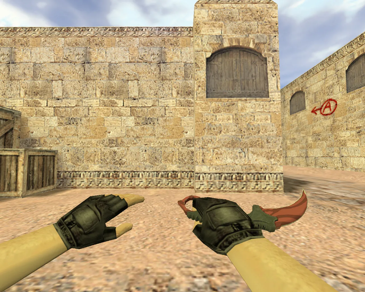 Скриншот v_kerambit нож «Убийство» для CS 1.6: p_ и w_ модели, звуки, анимация осмотра, качество текстур