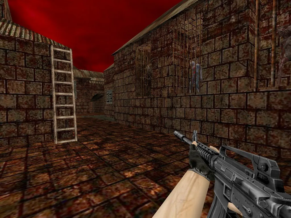 Скриншот  Карта de_inferno_haunted для CS 1.6 - Тактические возможности и оптимизация