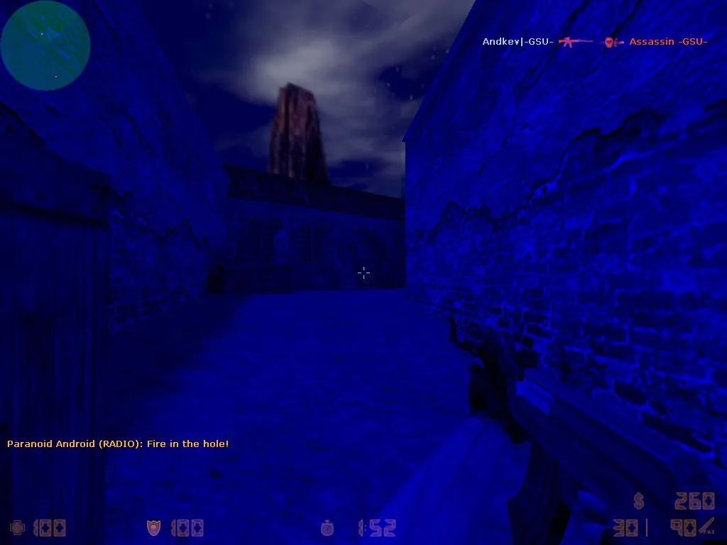 Скриншот  Карта de_inferno_night_gsu для CS 1.6 - Уникальный опыт игры